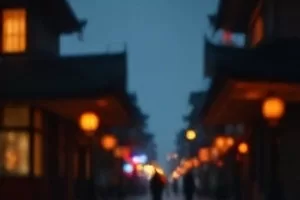 白噪音旅馆横版封面，走廊尽头唯一安静的房门
