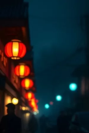描边少年竖版封面，走出画稿的线条人物