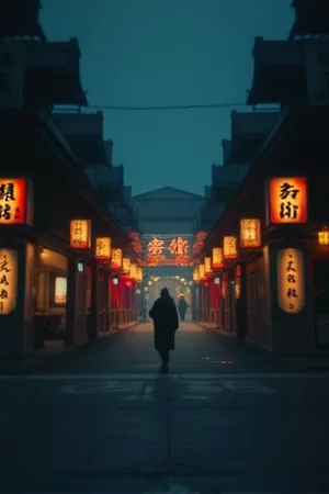 午后停电竖版封面，写字楼楼梯间的斜射光