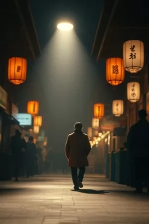 低音提琴手竖版封面，排练厅角落里的旧琴与琴弓